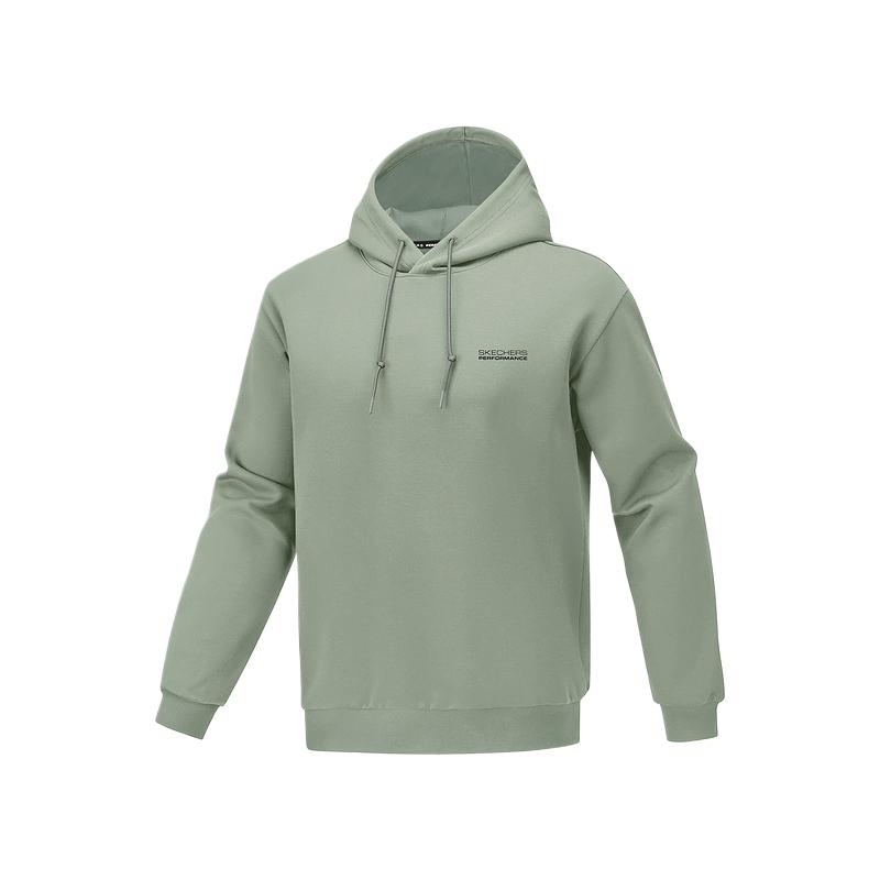 Skechers Basic Sports Series Knitted Loose Hooded Pullover Drop Shoulder Long Sleeve Sweatshirt Men sweatshirt P425M239-05CQ M