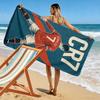 Soccer Athlete CR7 Towel Design Beach Towel Quick-drying for Travel Outdoor Sports Jogging Beach and Swimming