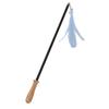 Cat Teaser Wand Retractable Interactive Cat Feather Toy with Bell for Cat KittenBlue