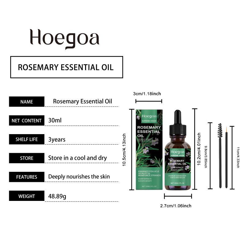 Rosemary Hair Care Oil for Silky Healthy Hair Nourishing Essential Oil for Daily Scalp Massage and Home Use