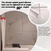 Bathtub Splash Guard 2pcs Bathtub Water Splash Guard In Acrylic Silicone Based Water Containment Barrier With Adhesive For