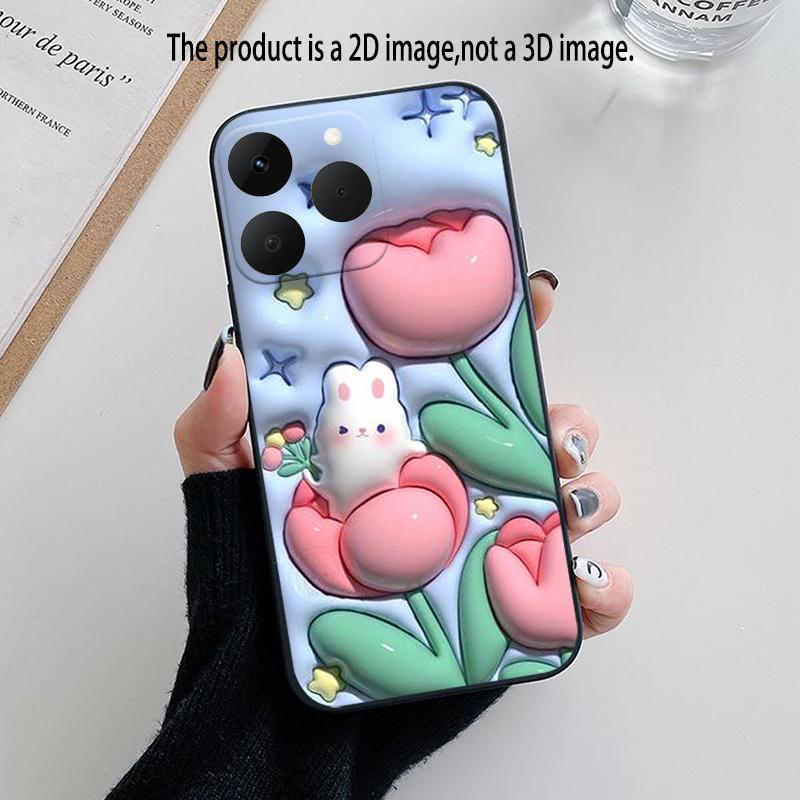 For Realme 15T Case Fashion Soft Silicone Back Cases for Realme 15T 15 T Phone Cover Realme15T 6.57" 2025 etui Fundas Cute