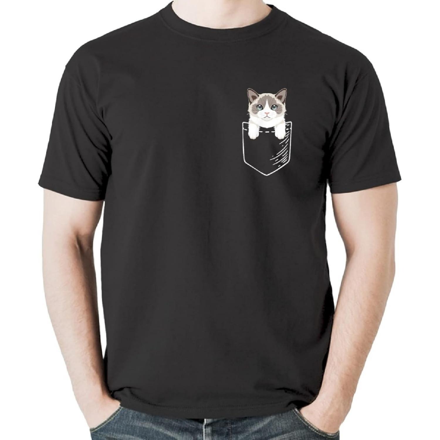 

Ragdoll Cat T-Shirt Sweatshirt Hoodie Tanktop for Men Women Kids Black XXXXXL різнокольоровий