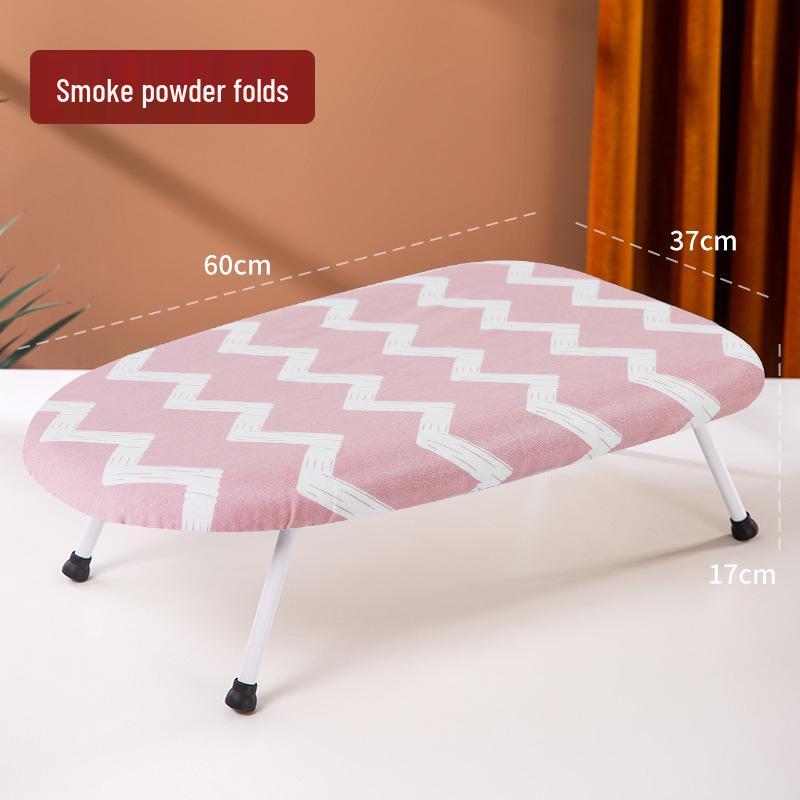 Compact Folding Desktop Ironing Board for Household Use