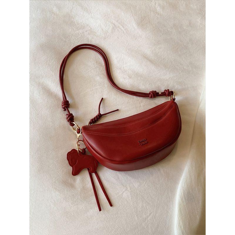 

South Wind Chio2nd Fancy Shoulder Underarm Bag Cherry Red(In stock)