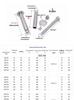 Stainless Steel Expansion Screw: Hexagonal Head with Internal Expansion (304/201), Sizes M6, M8, M10, M12.