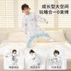 Bamboo Cotton Toddler Sleeping Bag With Legs Warm Winter Thickened Sleepwear Kids 1-6 Years Anti-Kick Design