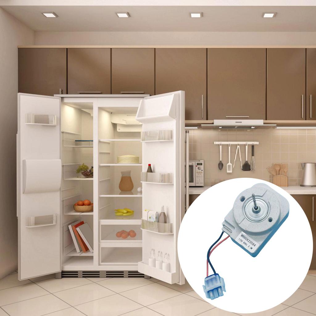 115V Refrigerator Evaporator Fan Motor for WR60X23584 Fridge Replacement Part Fridge Condenser Fan Motor Accessories