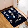 Custom Name K-pop stray Style Collective Rug for Living Room, Game Rooms, Office, Bedroom, Floor Mat Playful Design, fan gifts Christmas decor