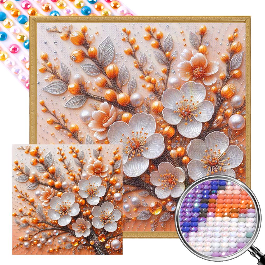 

5D DIY Полная Круглая Выкладка Частичная AB Алмазная Живопись Набор Цветы Искусство Домашний Декор Детские Подарки Новогодние Подарки Подарки для Взрослых