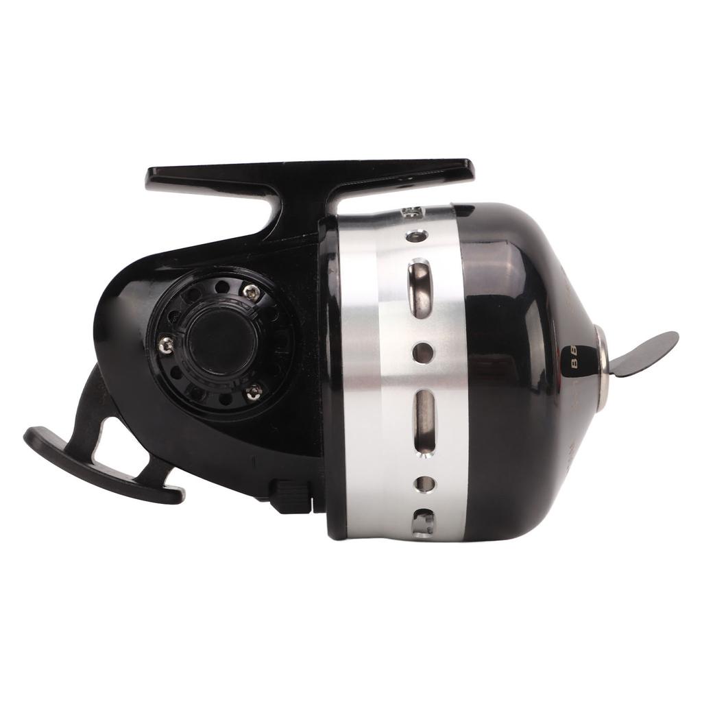 Fishing Spinning Reel Stainless Steel Metal Black 3.6:1 Gear Ratio Baitcasting Fishing Reel for Freshwater Saltwater