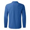 European and American Autumn Zipper Long-Sleeved Men's Polo Shirt
