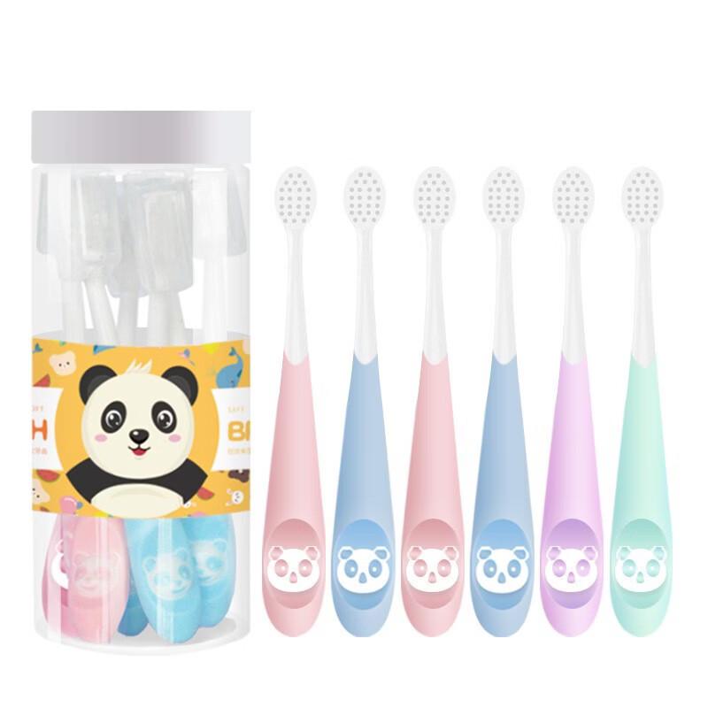 HAONIU Children's Soft Bristle Toothbrush 3-Pack Bundle
