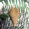 Crochet Wasp Nest Decoy Faux Hornets Nest Repellent with Hook Hanging Wasp Nest Decoy Wasp Nest Trap for Patio Yard