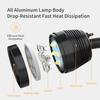 Led Machine Light,Machine Work Light Flexible IP66 Waterproof 1400 Lumens 110V-220V with Clamp Base for Lathe Machine,Workbench, Industrial Lighting