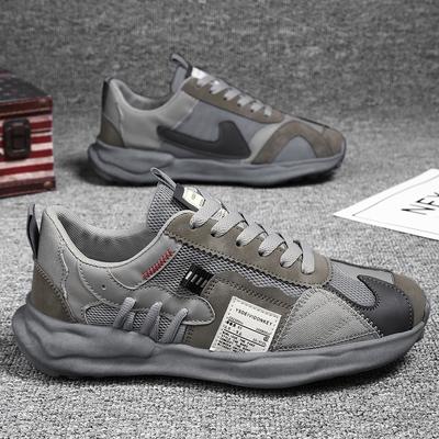 Men's Shoes Summer Breathable Mesh Sports Casual Running Design Niche Versatile Trendy Shoes