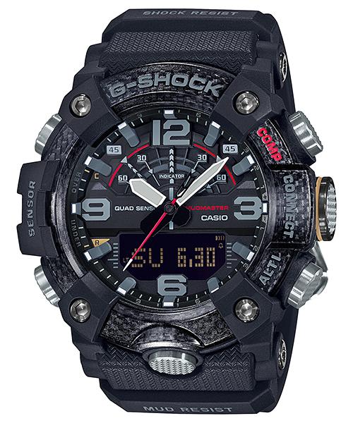 

Чоловічий годинник Casio G-SHOCK, смола, 200M водостійкість, цифровий, ударостійкий, кварцовий, GG-B100-1A чорний