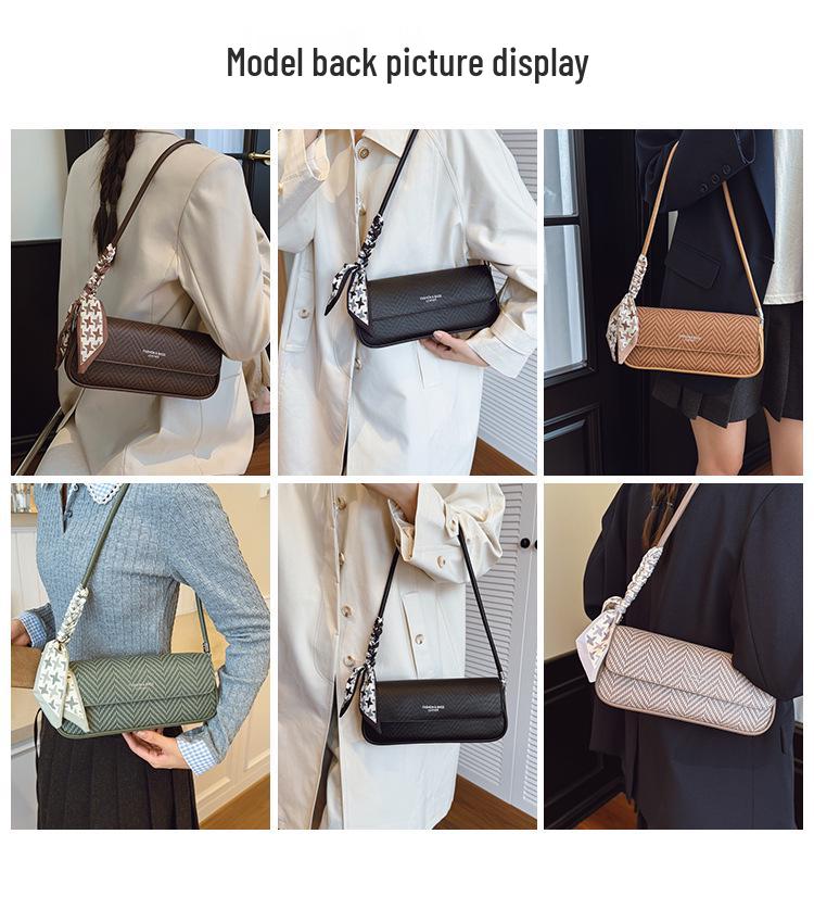 2025 French Chic Women's Versatile Shoulder Baguette Bag
