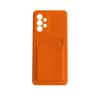 Suitable for Samsung S23 S25Ultra Integrated Card Case S22 Contrasting Color Button Skin Feeling Shell A36 A55