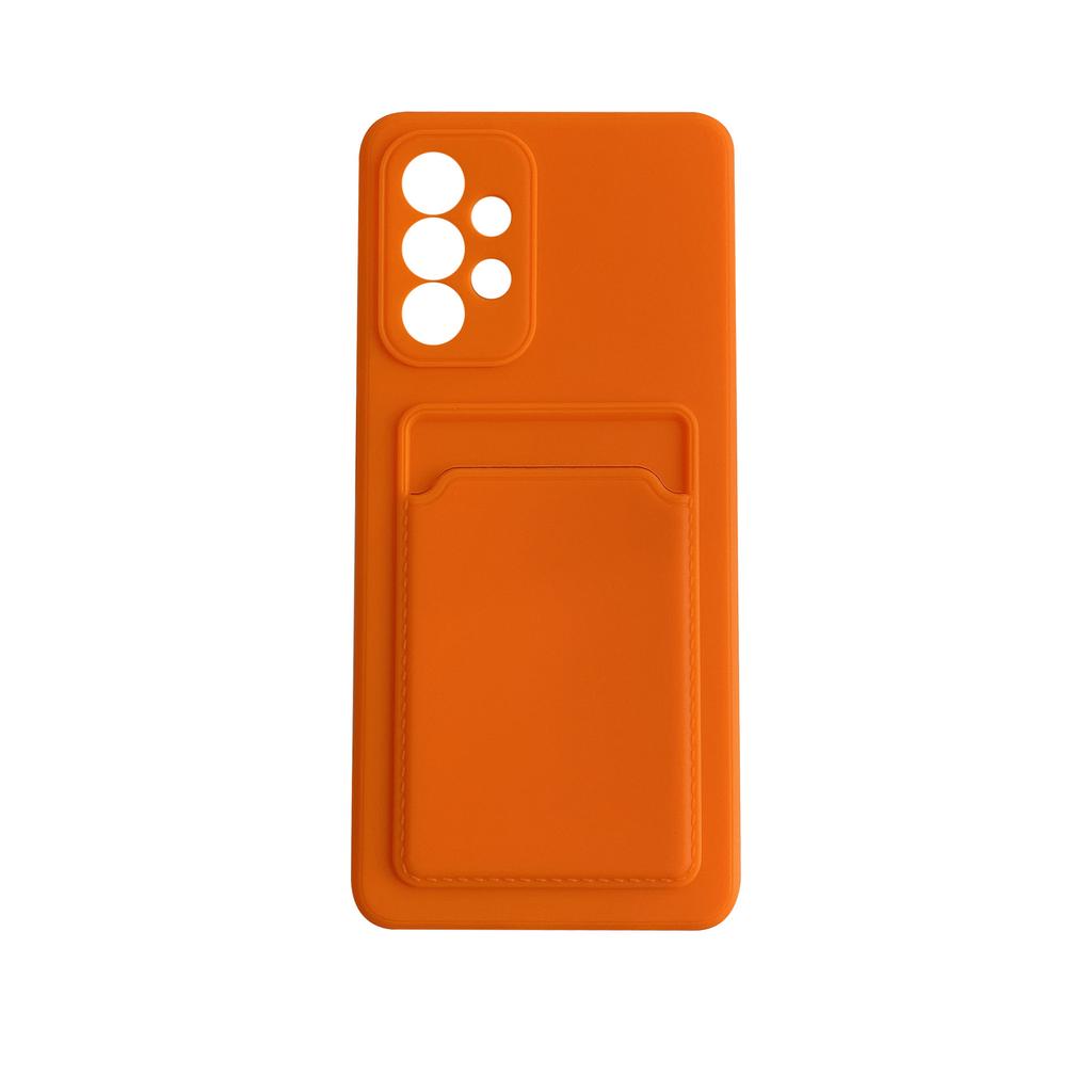 Suitable for Samsung S23 S25Ultra Integrated Card Case S22 Contrasting Color Button Skin Feeling Shell A36 A55