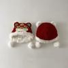 Thickened New Year Red Cap Ear Muffs Winter Warm Hat Kawaii Children's Lion Dance Hat  Outdoor