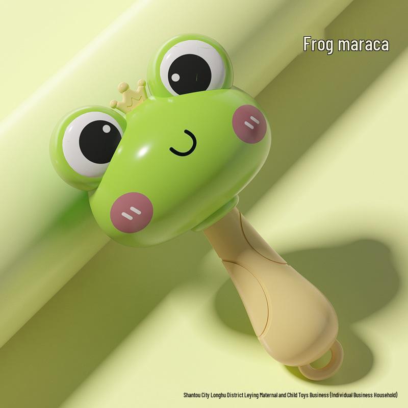 

Frog Baby Rattle Toy - Early Education & Grasp Practice for Newborns (0-1 Year)