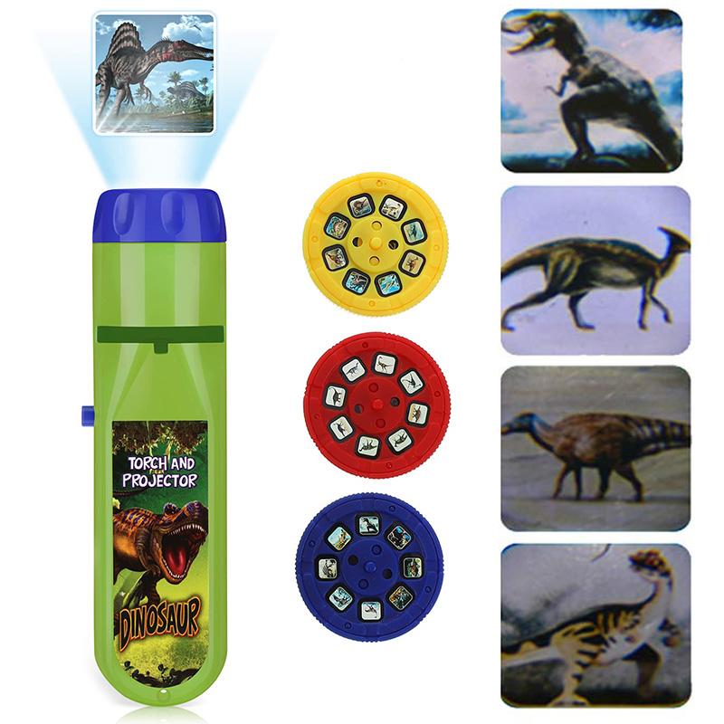 Projector Flashlight Toy Children Early Education Toys Cognitive Bedtime Story Lighting Mode Projection Story Machine TMZ