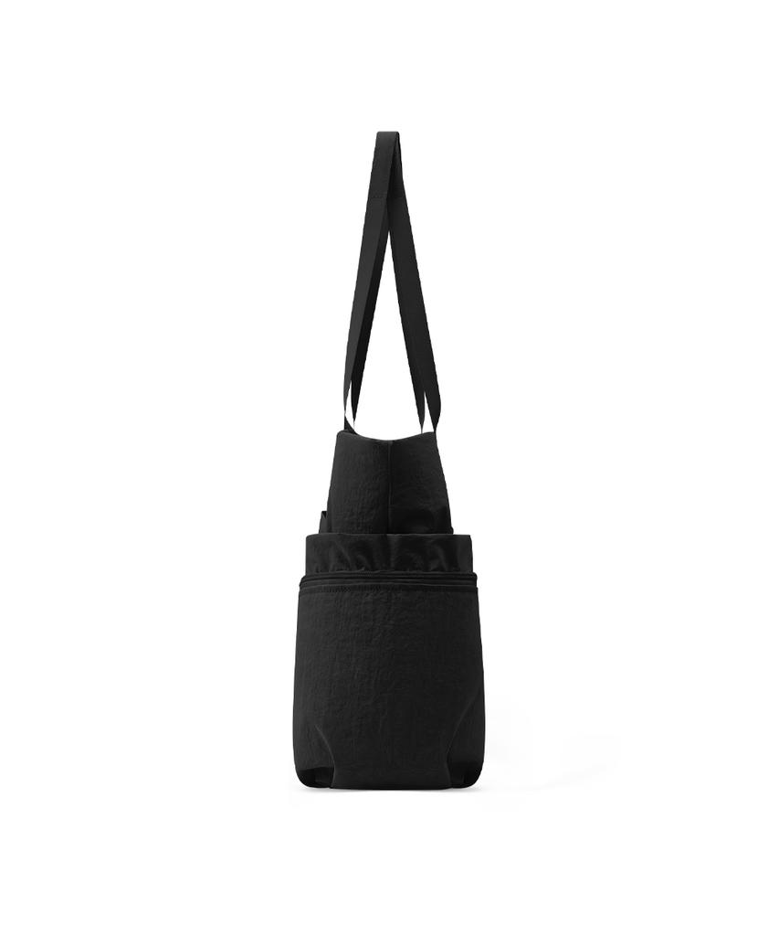 Mah Shiro Puff Tote Bag - Black