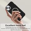 For iPhone 15 Plus/14 Plus Case Compatible with MagSafe TPU+PET Phone Cover with Rhinestone Decor Lens Frame