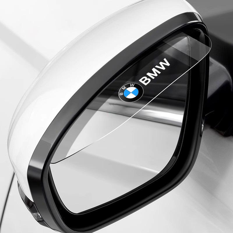 2Pcs Car Rearview Mirror Rain Eyebrow Rainproof Shield Sticker For BMW X1 X2 X3 X5 X4 X6 X7 G30 G20 G32 G11 G12 F40 F30 F20 F10 nlbr76