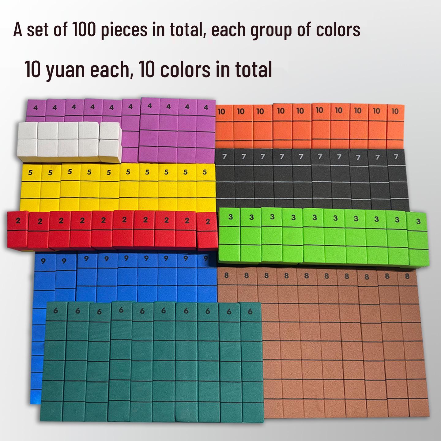 Magnetic EVA Sponge Counting Rods for Children s Math Learning Other