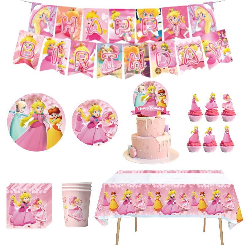 Princess-themed Party Supplies For Pet Birthday Decorations Including Plates And Utensils New Arrival