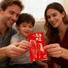 Chinese Red Envelope 2026 6-Pieces Good Luck Spring Festival Money Packets Chinese Money Packets 2026 For Friends Relatives