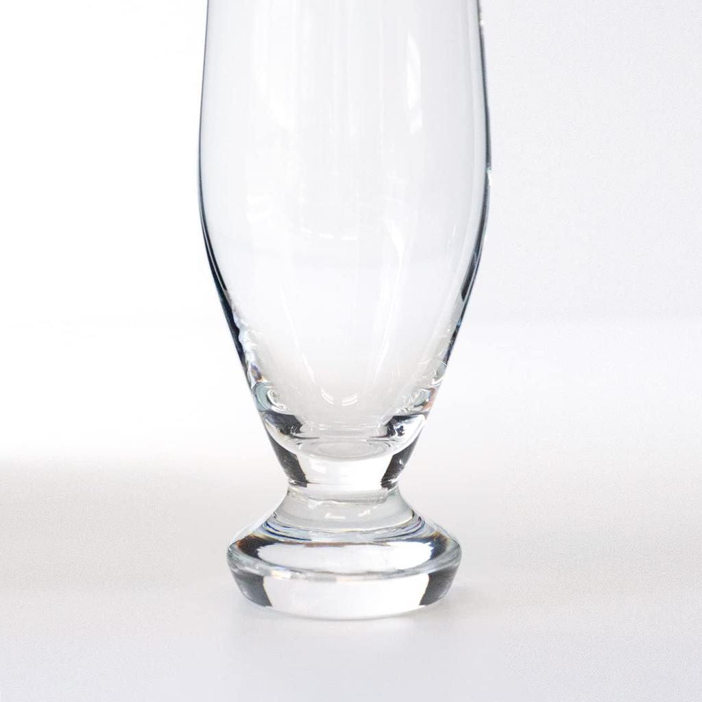 Wired Beans Le Series Beer Glass, 470ml, In a Japanese Cedar Box (Le Tre, Transparent, Clear)