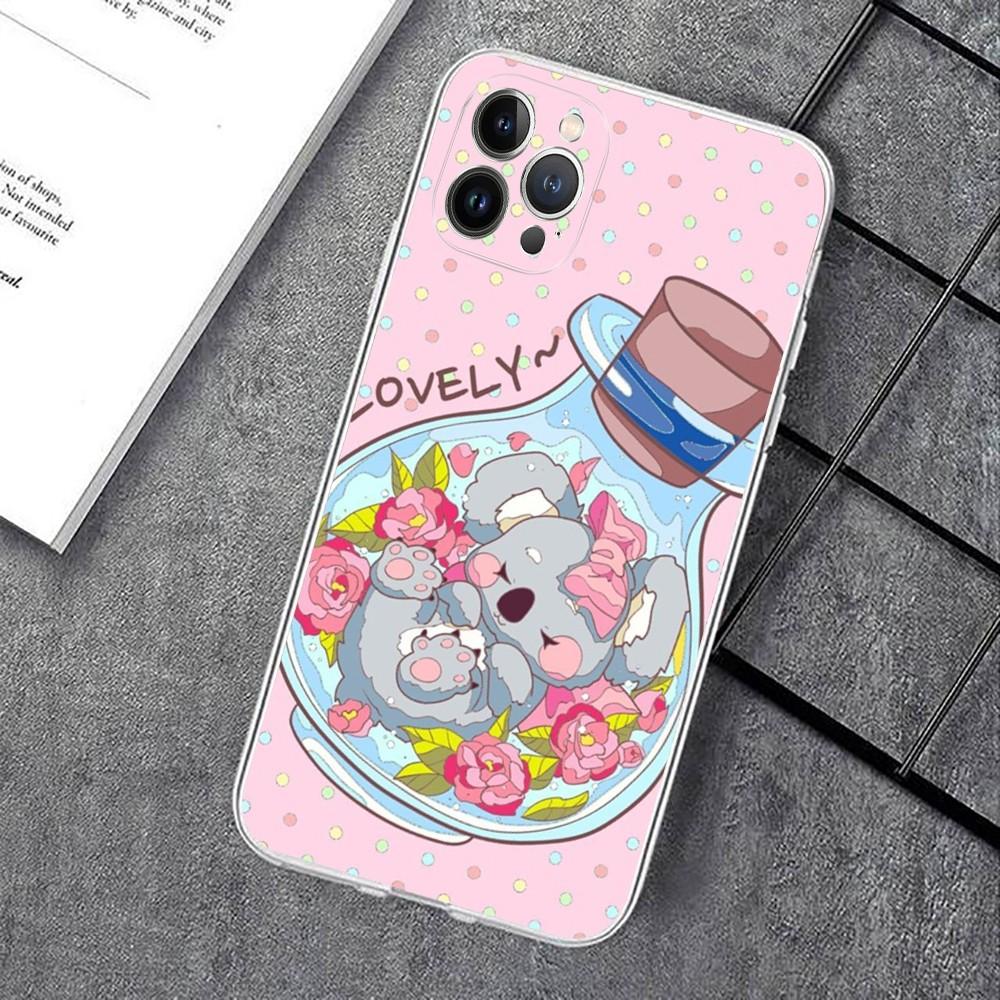 Koala Bear Cute Phone Case For IPhone 14 11 12 13 Mini Pro XS Max Cover 6 7 8 Plus X XR SE 2020 Funda Shell
