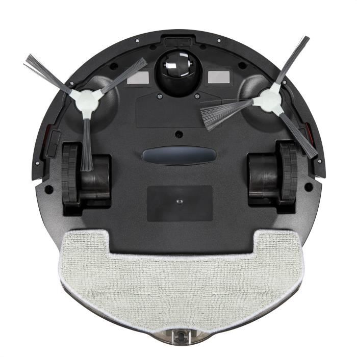 Smarter Wisch-Saugroboter - LIVOO - DOH145 WASH'UP - 1000 Pa - 70 Min. - 2 Behälter - Schwarz