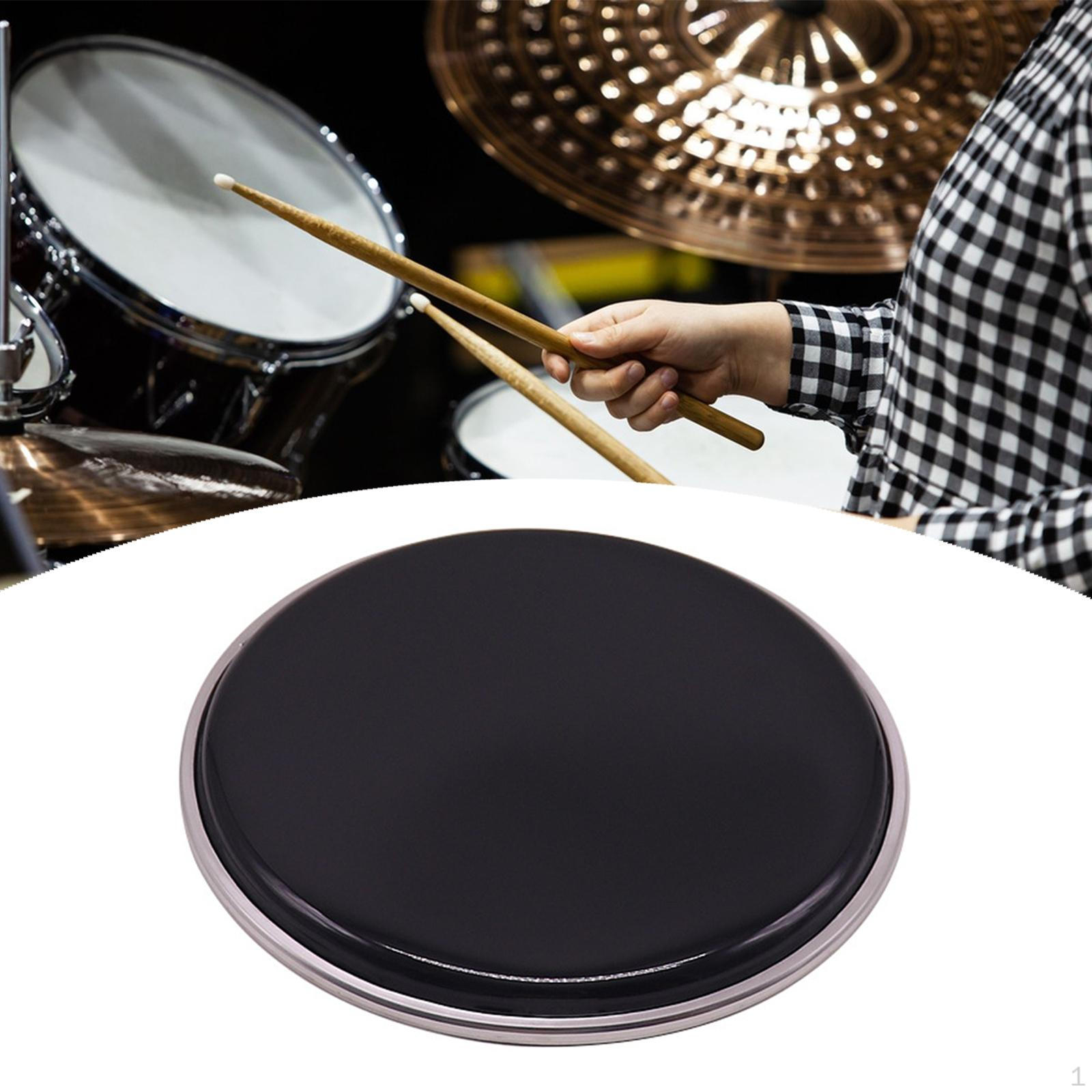 

Аксессуар из черной барабанной кожи для всех уровней игры на барабанах 8inch