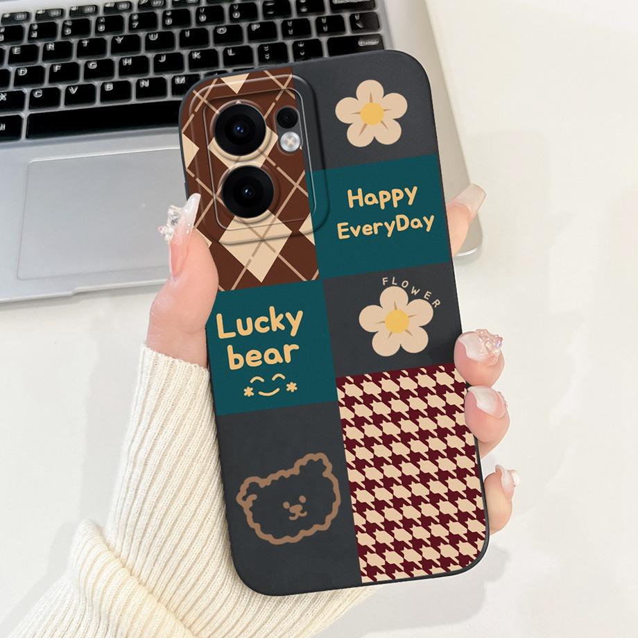For Oppo Reno13 / Reno13F 4G 5G / Reno 13 Pro Phone Case Soft Smooth Silicone Capa Moon Night Artistic Marble Printed Back Cover