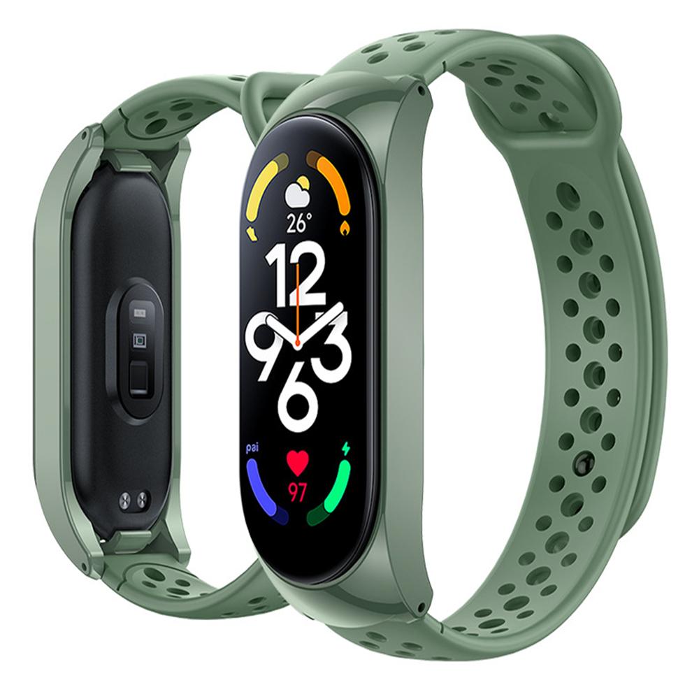 Sport Watch Bands For Xiaomi Mi Band 7 /8Bracelet Silicone Smart wristband Miband 4 Belt pulseira correa mi band 3 4 5 6 strap
