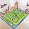 Cartoon Excavator Children's Printed Carpet, Boys' Favorite Engineering Vehicle Theme Home Decoration Props Anti Slip Mat