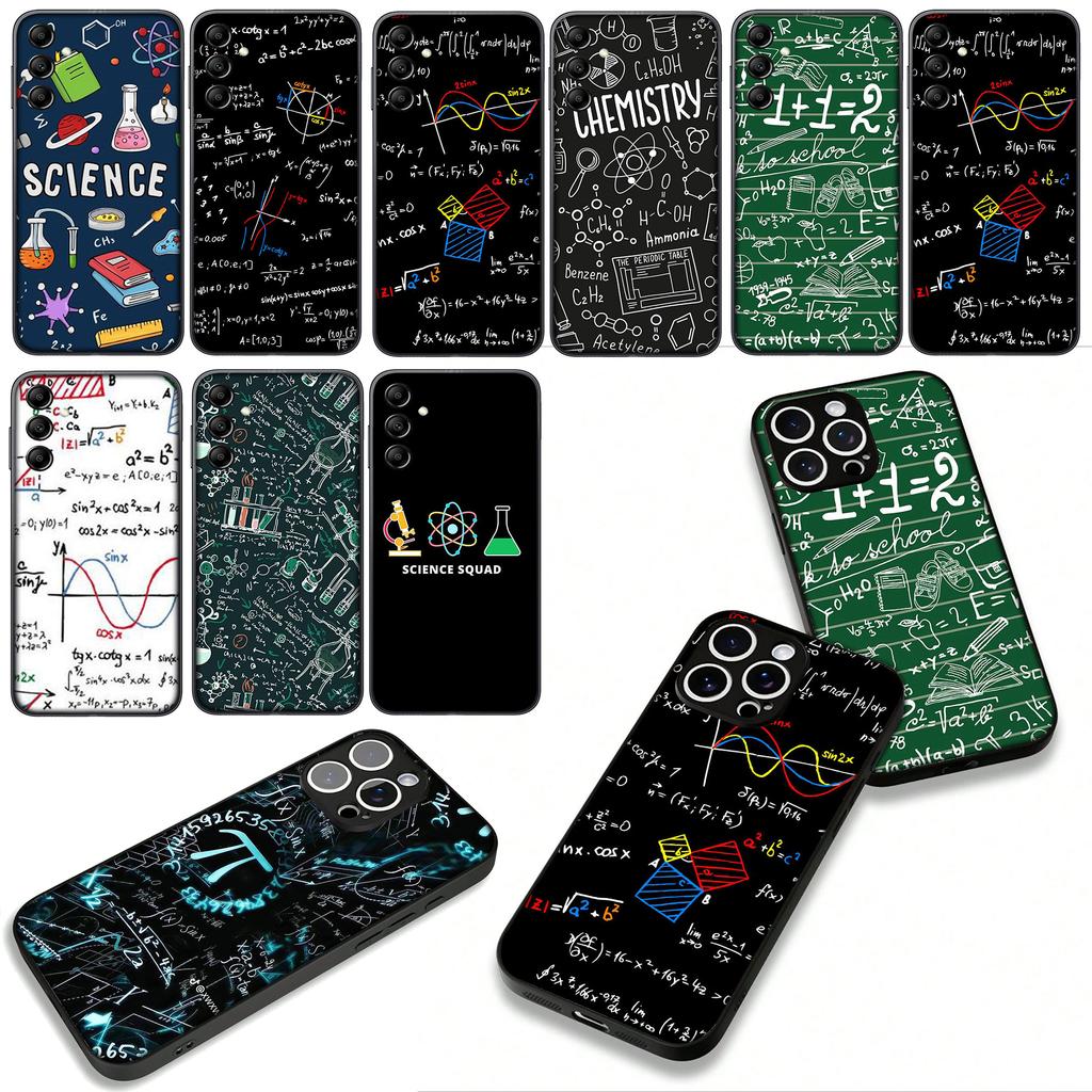 Cover for Xiaomi Redmi 15 A5 9A 9T 10A 10C 9C NFC 15C Note 11 9 10 Pro 8T 4G 5G Coque Phone Case Chemical Maths Equation Formula
