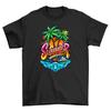Summer_80'' T-Shirt Mens Womens Tees Top: Embrace the Retro Vibe! Soft Cotton Tee with Tropical Islan