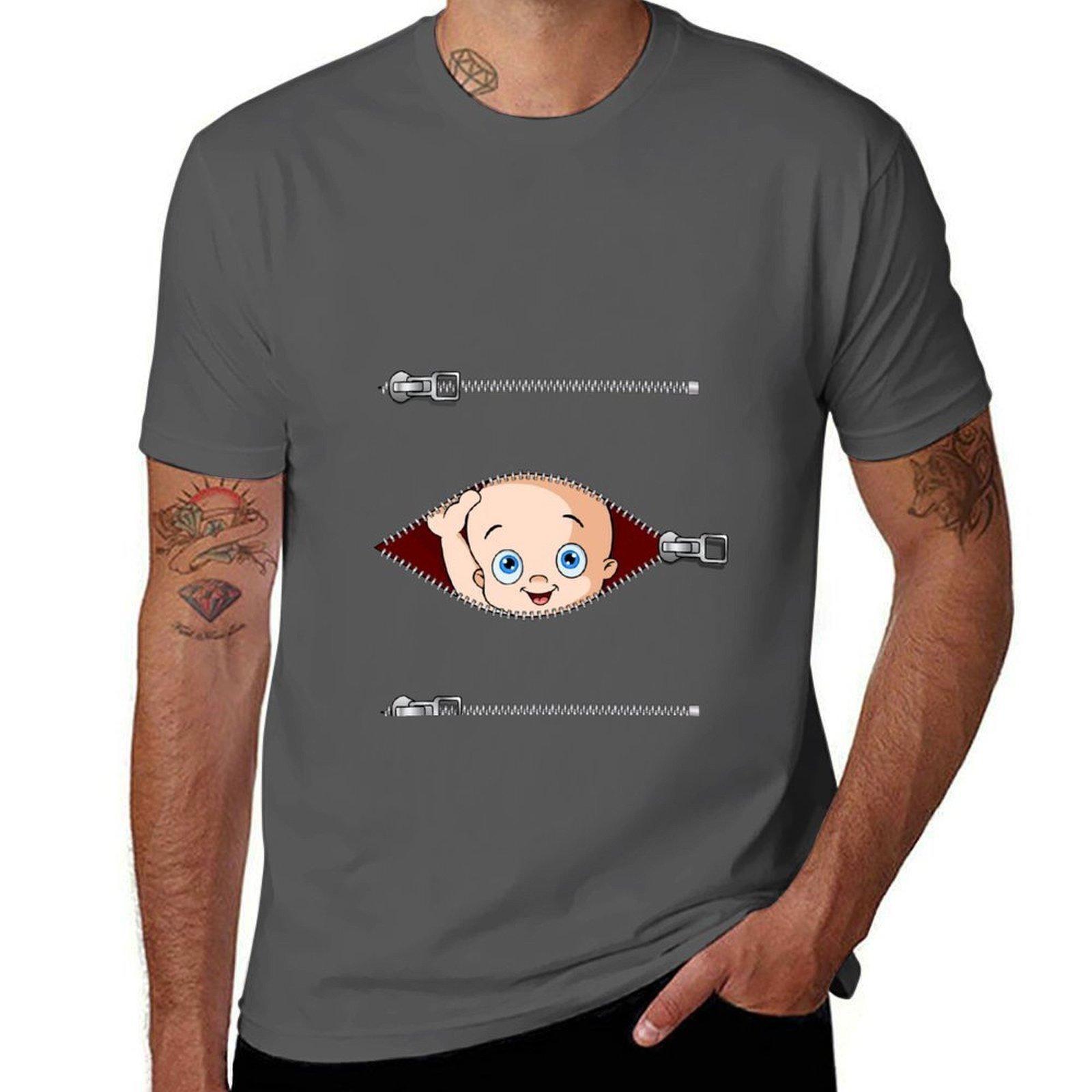 

peek a boo maternity T-Shirt man tshirt man t shirts graphic t shirt man casual T-Shirt 4XL