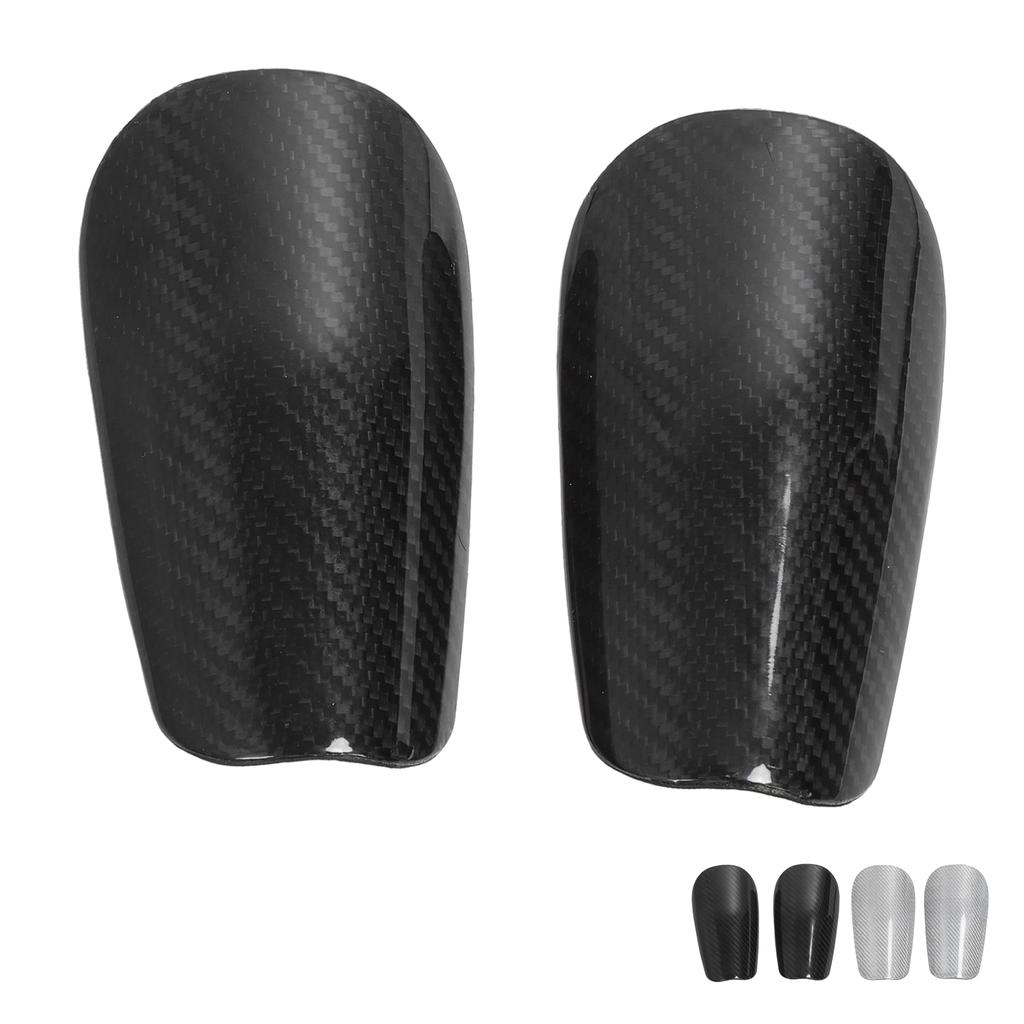 2 Pcs Soccer Shin Guard Super Lightweight High Strength Carbon Fiber EVA Foam Cushioning Football Sh