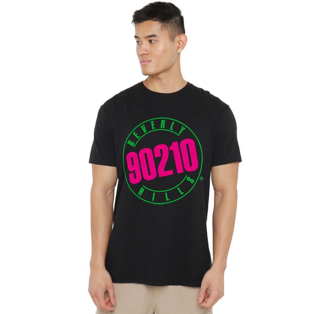 90210 Neon T-Shirt S-2XL Black S