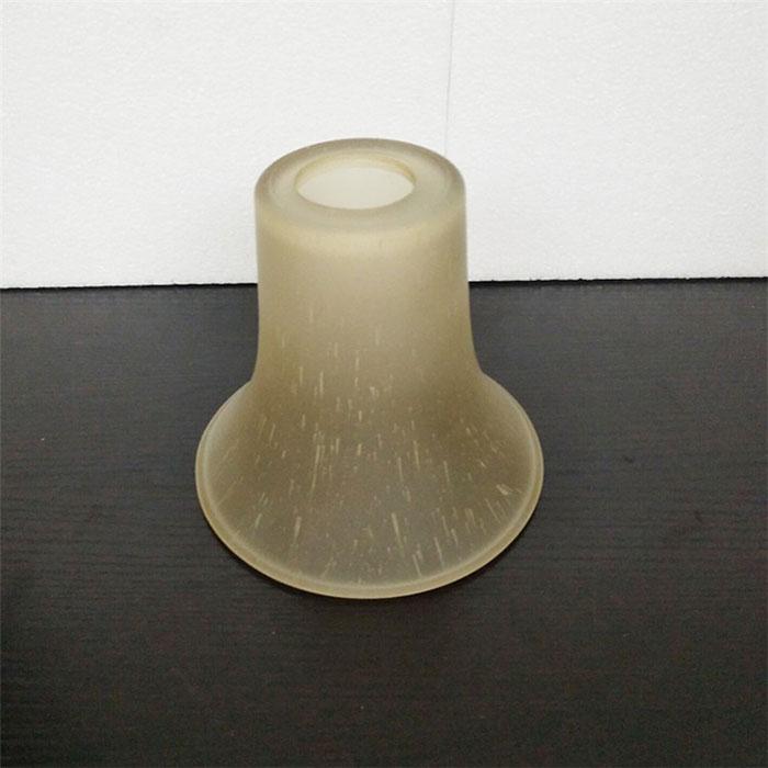 Tea Stain Color Glass Shade Replacement for Ceiling Fan Farmhouse Frost Glass Covers for E27 E26 Light Fixtures Vanity Lighting