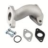 Motorcycle Carburator Intake Pipe Manifold with Gasket Screw Kit For 50cc 70cc 90cc 110cc 125cc Engine Pit Dirt Bike ATV Quad