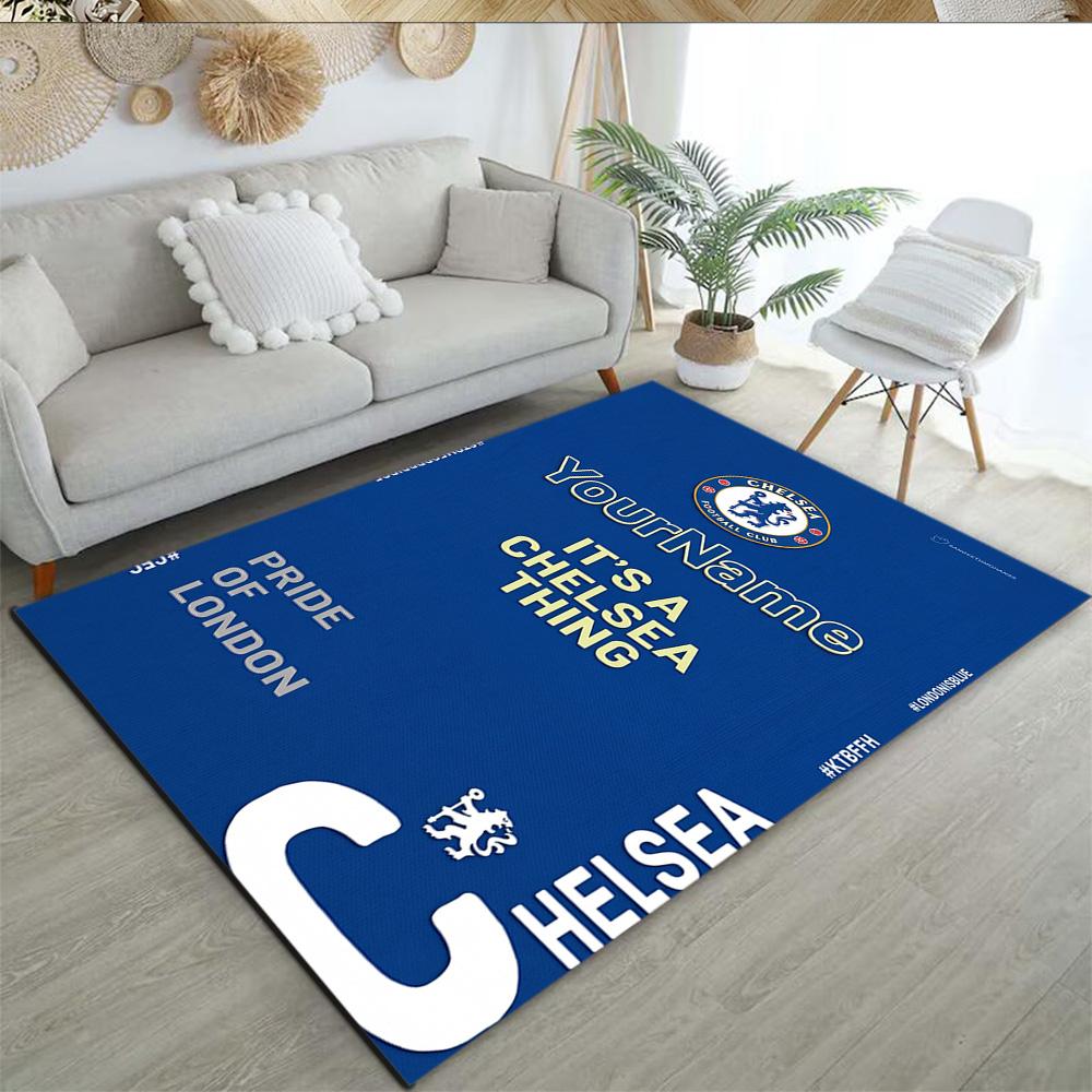 Chelsea Customize Your Name Carpet Perfect for Entryway Hallway Study Room Dining Room Anti-slip Rug Anime Office Decor Gift for Festivals