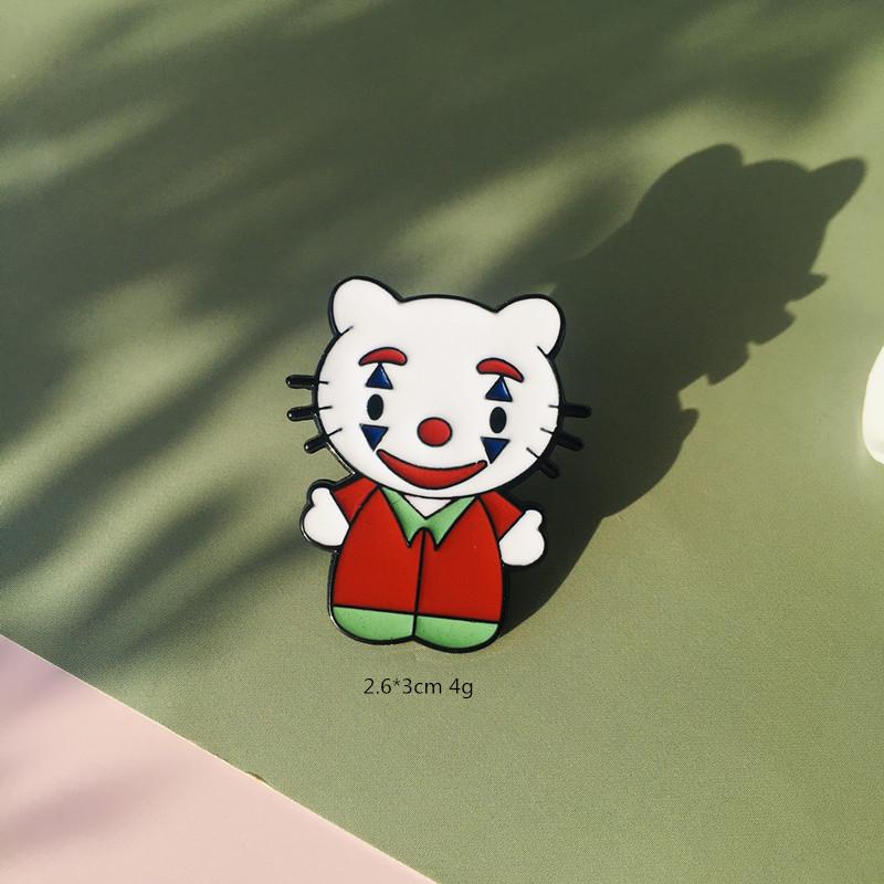 

New Sanrio Halloween Anime Brooch: Cartoon Badge Pin for Girls Clothes and Backpacks