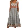 Europe and the United States 2026 Spring/summer New Print Sleeveless Pullover Dress Women's Casual Dress